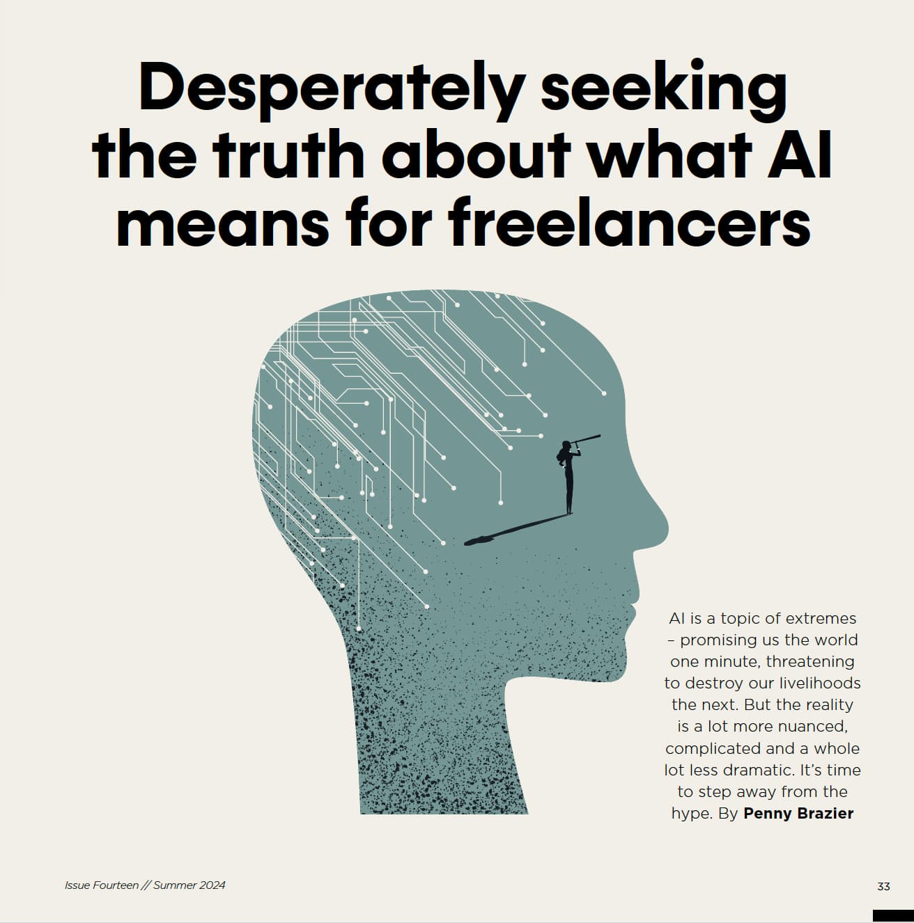 Desperately seeking the truth about what Al means for freelancers